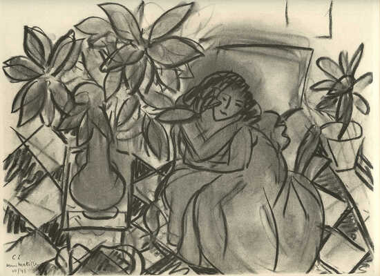 Матисс Анри. Девушка с цветами